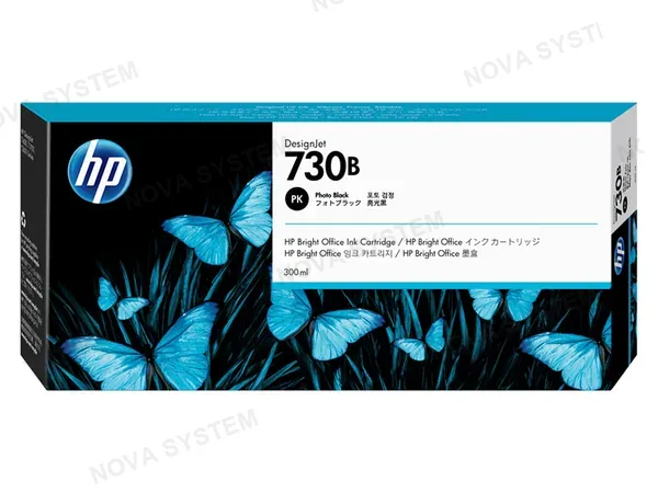 HP TINTA HP P2V73A (730) PHK OTO BLACK P/ DESIGNJET INK 300M