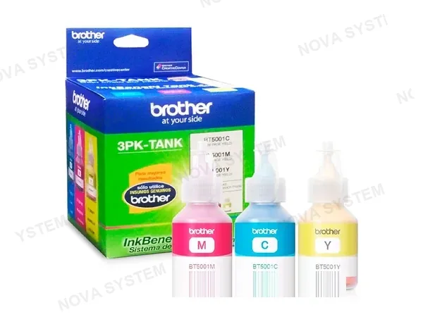 BROTHER BOTELLAS DE TINTA BROTHER TRI-PACK 3PK COLOR