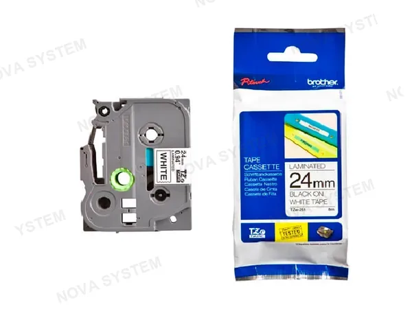BROTHER CINTA BROTHER TZE-251 BLACK 24MM
