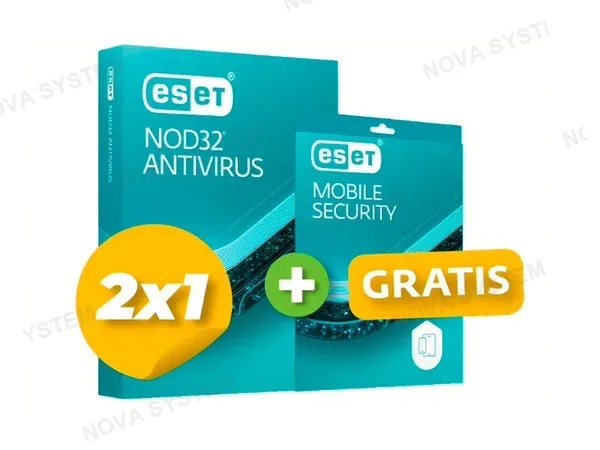 ESET ANTIVIRUS ESET NOD 32 2 X1PC + MOBILE
