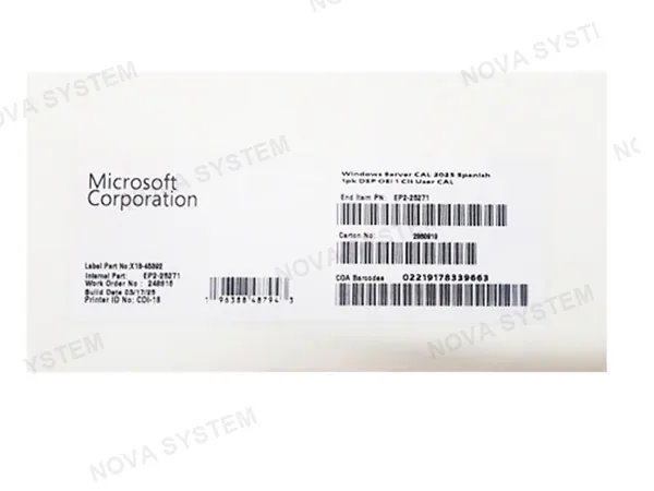 MICROSOFT WINDOWS MICROSOFT SERVER CAL 2025 1PK EP2-25271