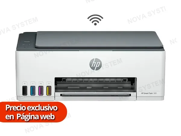 HP MULTIFUNCIONAL HP SMART TANK 580 WIRELESS 1F3Y2A#AKY