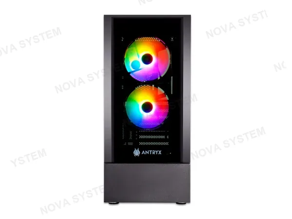 ANTRYX CASE ANTRYX RX-240 B500W FRGB FAN X3 VIDRIO TEMPLADO AC-RX240KFR-500CP S/FUENTE