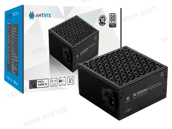 ANTRYX FUENTE ANTRYX 1200W KIRIN PLATINUM 80 PLUS XPH1200-A