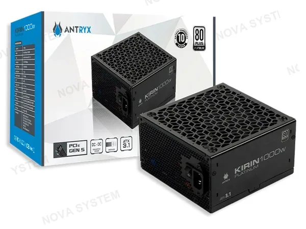 ANTRYX FUENTE ANTRYX 1000W KIRIN PLATINUM 80 PLUS XPH1000-A