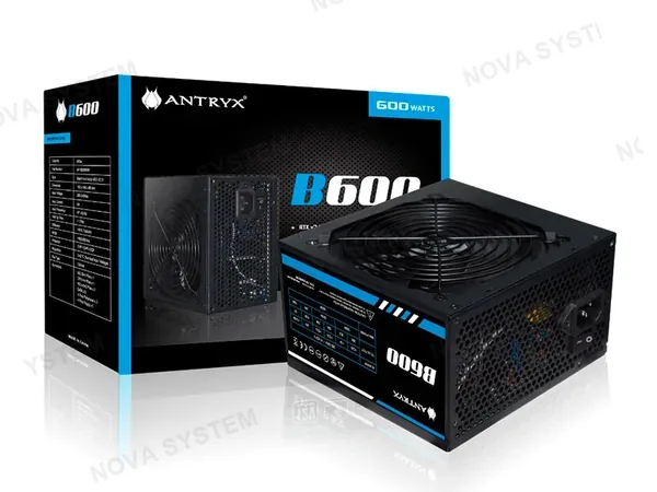 ANTRYX FUENTE DE PODER ANTRYX B600W ATX 2.3 BOX (AP-B600RBV)