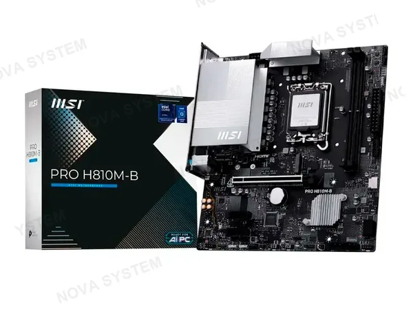 MSI PLACA MSI PRO H810M-B LGA 1851 HDMI/ DP/ mATX