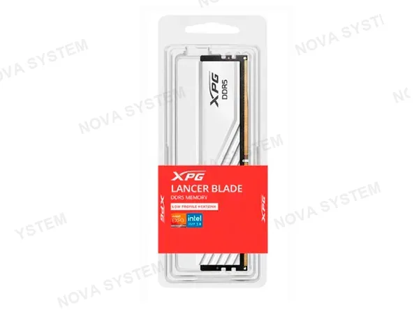 XPG MEMORIA RAM XPG LANCER BLADE 16GB 5600MT/S DDR5 AX5U5600C4616G-SLABWH WHITE / BLACK