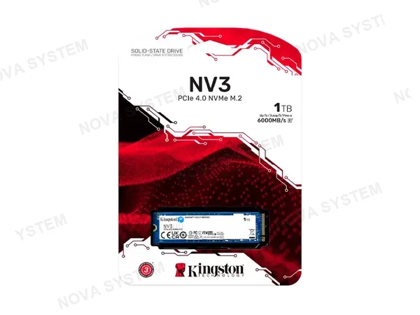 KINGSTON UNIDAD EN ESTADO SOLIDO KINGSTON NV3 1TB 6000MB/S NVME M.2 PCI.E SNV3S/1000G SSD