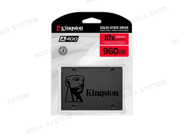 KINGSTON UNIDAD EN ESTADO SOLIDO KINGSTON 960GB A400 SATA3 2.5 SSD SA400S37/960G (SSD)