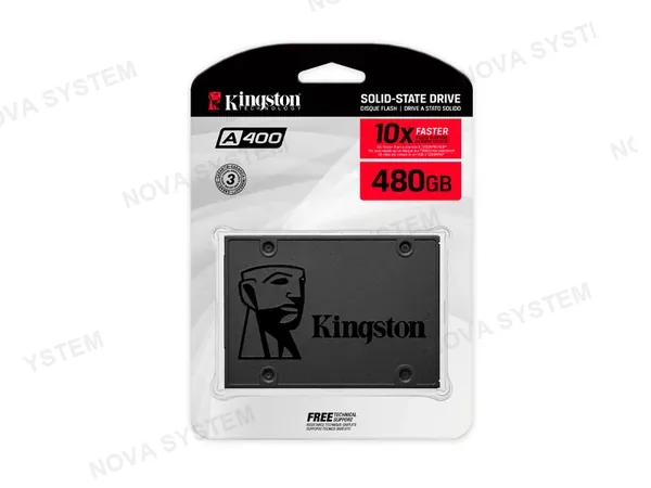 KINGSTON UNIDAD EN ESTADO SOLIDO KINGSTON 480GB A400 2.5 SATA 3 (SSD)