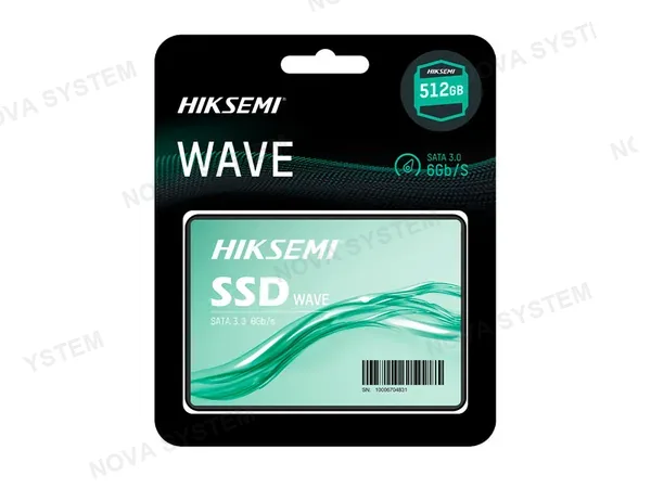HIKSEMI UNIDAD EN ESTADO SOLIDO HIKSEMI WAVE 512GB NAND/ SATA III 6GB/ S
