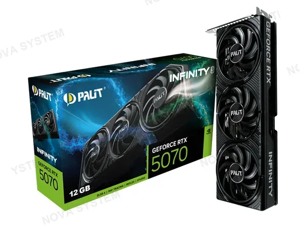 PALIT TARJETA DE VIDEO PALIT INFINITY 3 RTX5070 12GB GDDR7 NE75070019K9-GB2050S
