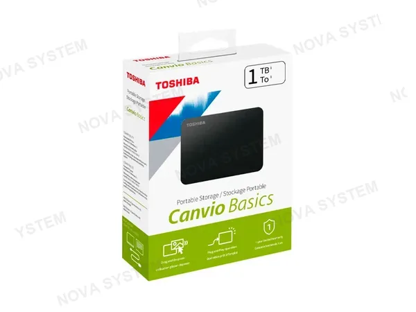 TOSHIBA DISCO DURO TOSHIBA 1TB EXTERNO CANVIO BASIC 3.0