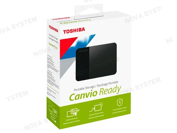 TOSHIBA DISCO DURO TOSHIBA 1TB EXTERNO CANVIO READY 3.0 BLACK HDTP310XK3AA