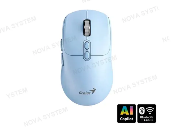 GENIUS MOUSE GENIUS NX-8080S BLUE BT AI COPILOT WIRELESS 31030042402