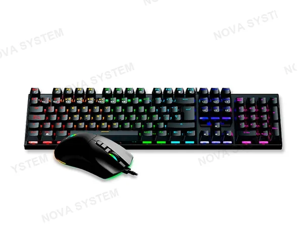 ANTRYX TECLADO Y MOUSE MECANICO ANTRYX GC-3100 BLACK/ BLUE AGC-3100KBL-SP