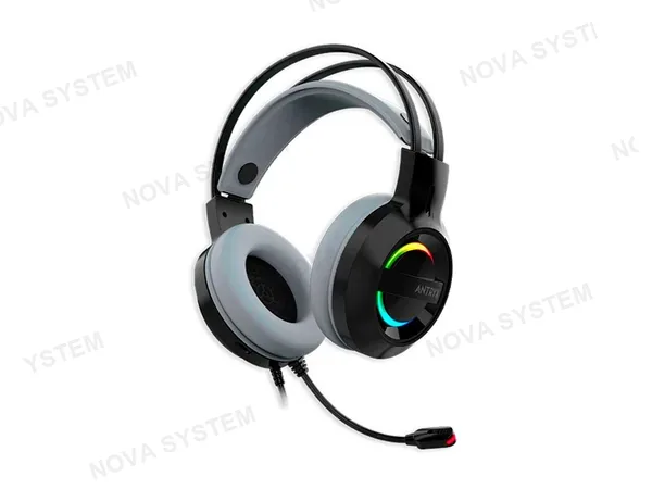 ANTRYX AUDIFONO CON MICROFONO ANTRYX IRIS-K GRAY 7.1 VIRTUAL USB AGH-7100KGY