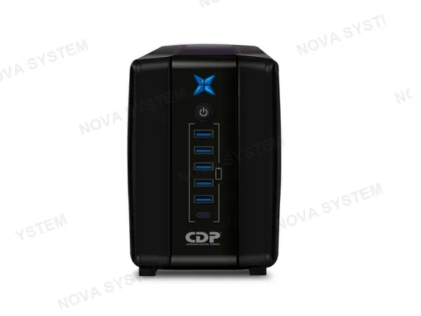CDP UPS CDP INTERACTIVO R-UPR758I 750VA/375W 5 PORT USB /1 TIPO-C