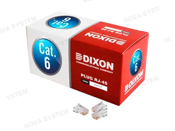DIXON CONECTORES DIXON RJ-45 CAT-6 X100 UND
