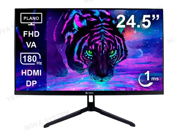 TEROS MONITOR TEROS GAMING TE-2475G/ FHD/ 180HZ/ 1MS/ HDMI/ DP/ AUDIO OUT/ 24.5