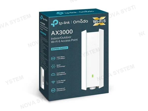 TP-LINK ACCESS POINT TP-LINK OMADA EAP650 AX3000 INDOOR/OUTDOOR WIFI-6
