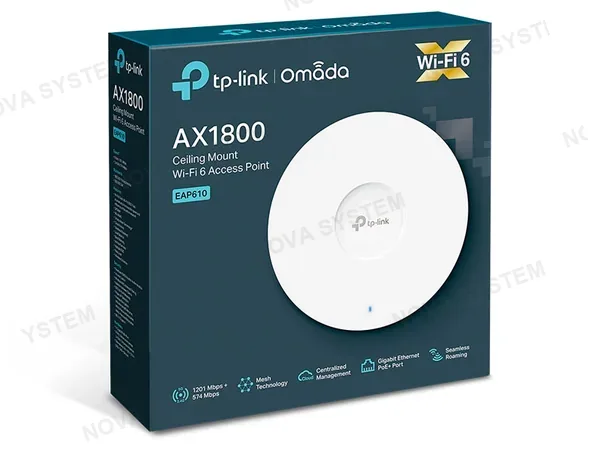 TP-LINK ACCESS POINT TP-LINK EAP610 AX1800 WIFI-6