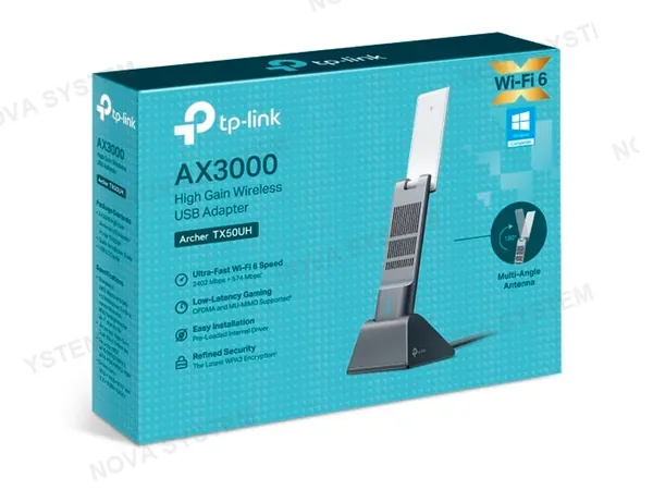 TP-LINK ADAPTADOR TP-LINK ARCHER TX50UH AX3000 WIRELES USB