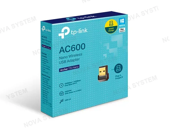 TP-LINK TP-LINK ADAPTADOR USB AC600 DOBLE BANDA T2UB NANO