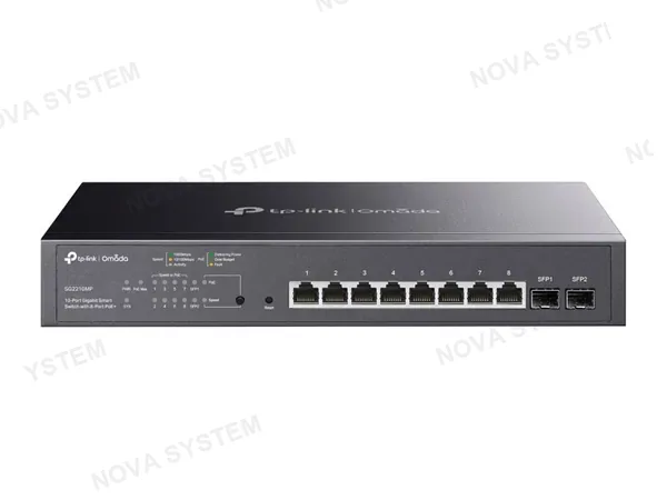 TP-LINK SWITCH TP-LINK OMADA SG2210MP 10PORT GIGABIT SMART 8-PORT POE+