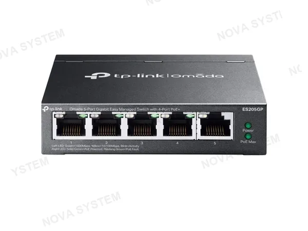 TP-LINK SWITCH TP-LINK OMADA AGILE ES205GP 5PORT GIGABITE 4PORT POE+