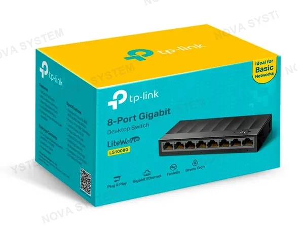 TP-LINK SWITCH TP-LINK DE MESA LS1008G 8 -PORT 10/ 100/ 1000