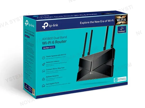 TP-LINK ROUTER TP-LINK ARCHER AX23 DUAL BAND WI-FI 6 AX1800