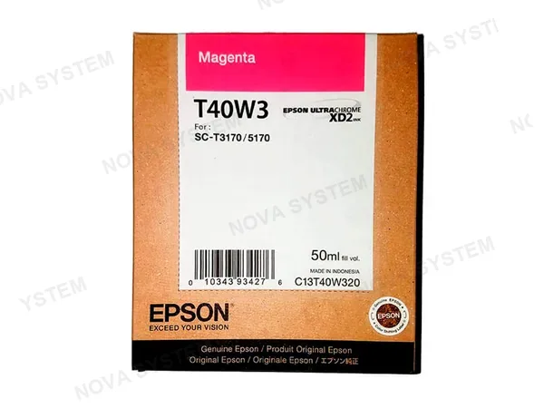 EPSON TINTA EPSON T40W3220 MAGENTA ULTRACHROME XD2 P/ SC-T3170/5170 50ML