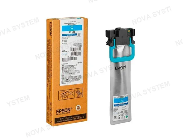 EPSON TINTA EPSON T01C200 CYAN (T01C) P/ WF-C529R/ C279R/ C579RA/ 45.4ML
