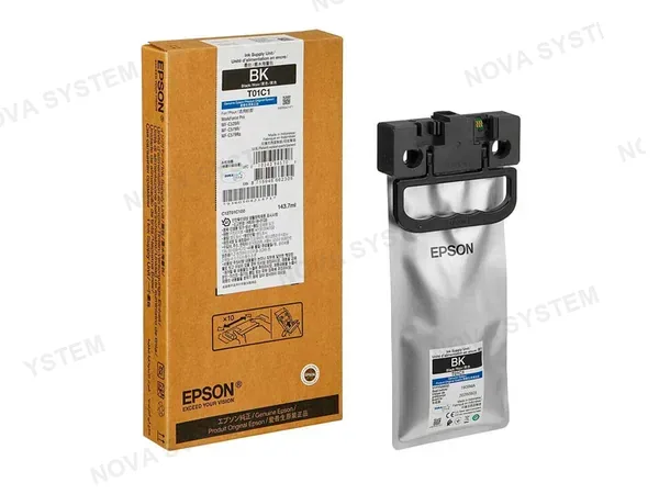 EPSON TINTA EPSON T01C100 BLACK (T01C) P/ WF-C529R/ C279R/ C579RA/ 143.7ML