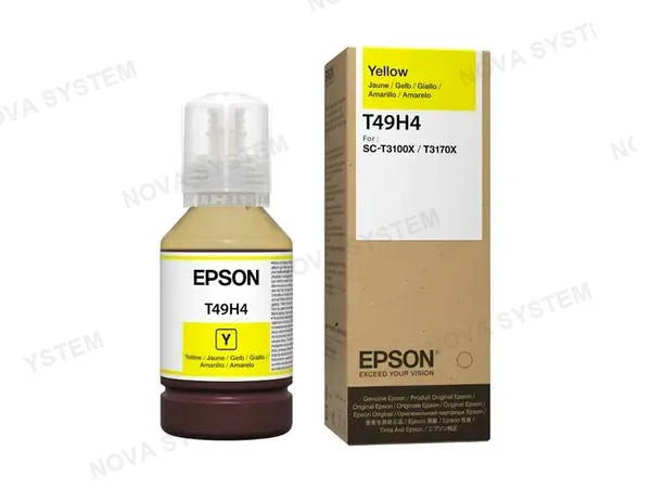 EPSON TINTA EPSON T49H4 YELLOW INK BOTTLE 140ML SC-T3100X/T3170X