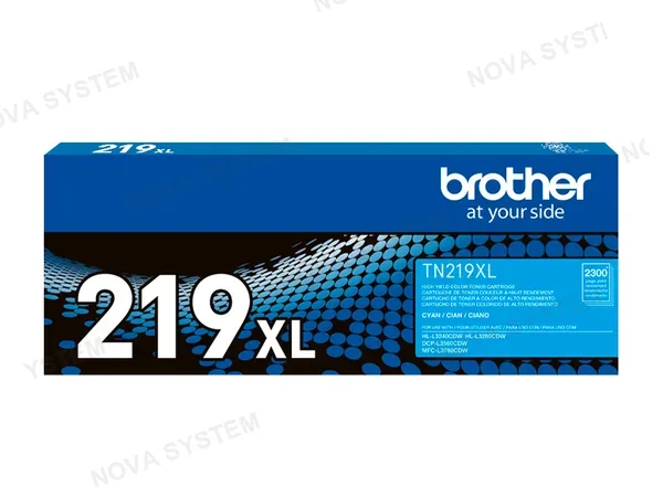 BROTHER TONER BROTHER TN-219XL CYAN P/ L3560/ L3760/ L3280 2.3KPG
