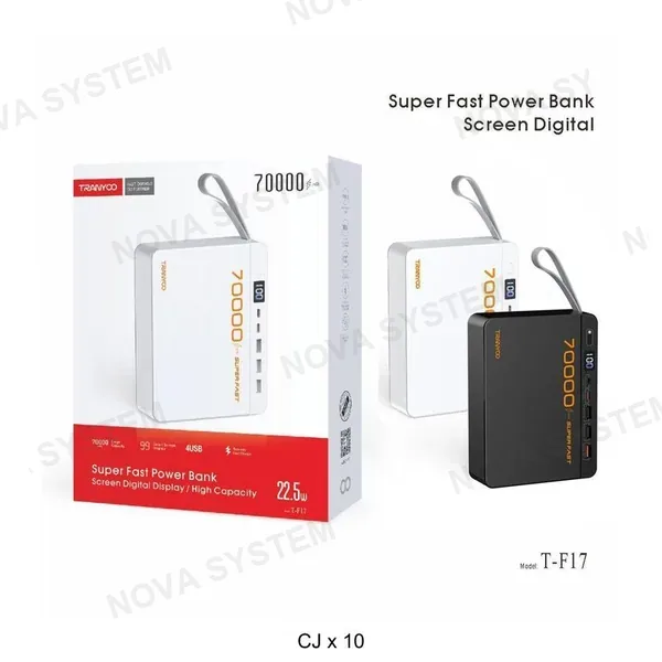 TRANYOO T-F17 Cargador Portátil 70000mah Tranyoo
