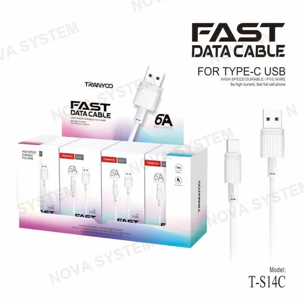 TRANYOO T-S14 Cable de Carga Rápido 3A 1m Tranyoo