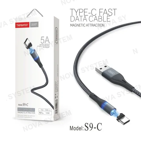 TRANYOO S9 Cable Magnética de Datos y Carga Tranyoo