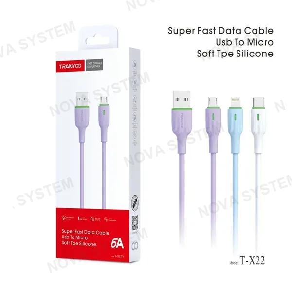 TRANYOO T-X22 Cable de Carga para Celular 1m Tranyoo