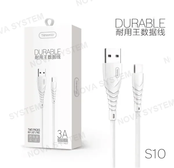 TRANYOO X10 S10-V8 Cable USB Micro 3A Tranyoo