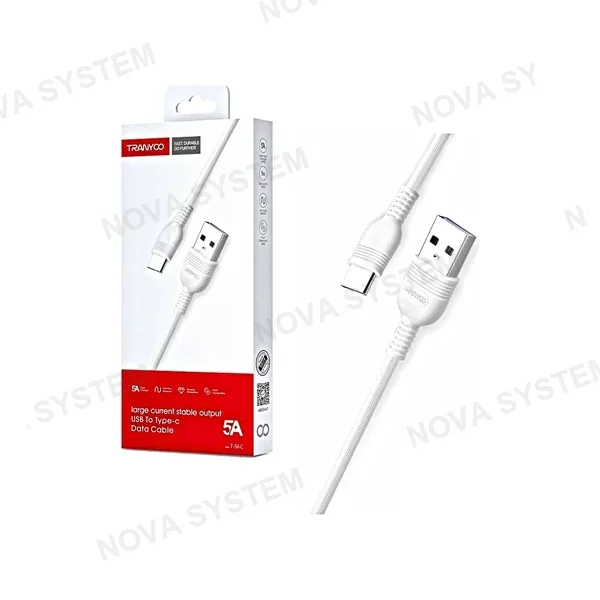 TRANYOO S6 Cable de Datos y Carga 5A 1m Tranyoo