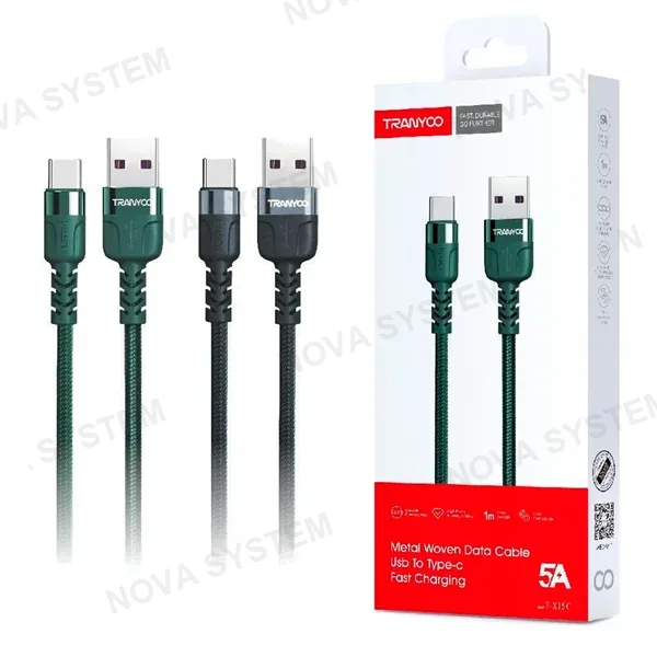 TRANYOO X15V Cable de Carga Rápido 5A 1m Tranyoo
