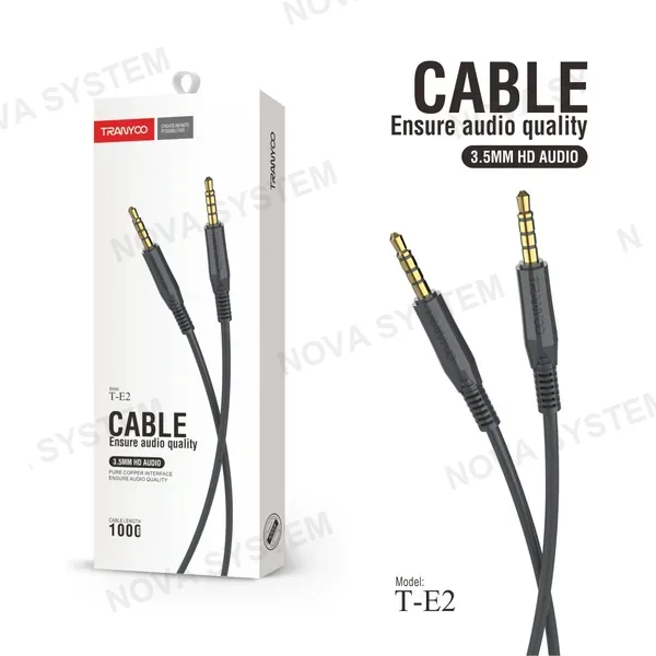 TRANYOO T-E2 Cable de Audio 3.5mm Tranyoo