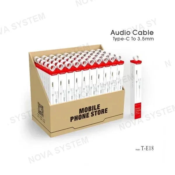 TRANYOO T-E18 Cable de Tipo C a 3.5mm Audio Tranyoo