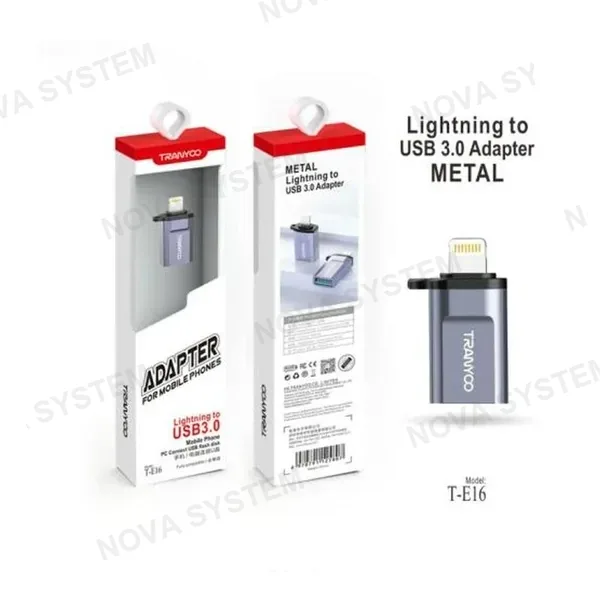 TRANYOO T-E16 Mini Adaptador Lightning a USB Tranyoo