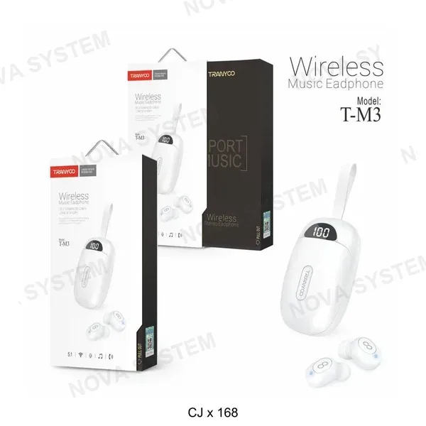 TRANYOO T-M3 Mini Auricular Bluetooth con Base Recargable Tranyoo