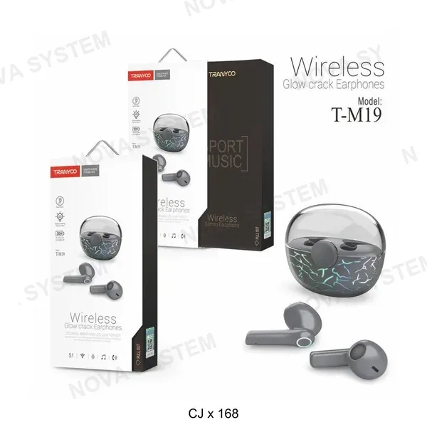 TRANYOO T-M19 Mini Auricular Bluetooth con Base Recargable Tranyoo